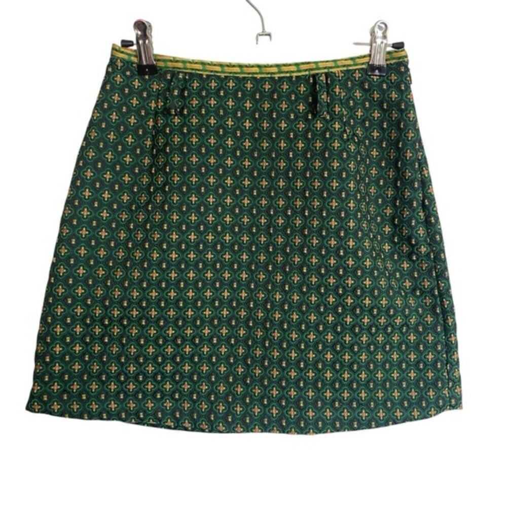 Urban Outfitters - Green Shamrock Print Mini Skirt - XS - Vietnam - Picture 1 of 7